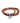 Mala wrap bracelet with wooden beads and sandalwood scent - With OM pendant, for medium and large wrists