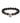 Timeless yoga bracelet - lava stone and tiger eye with silver OM pendant | mala design