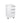 Foldable manicure table in lacquered white wood with drawers and lockable wheels