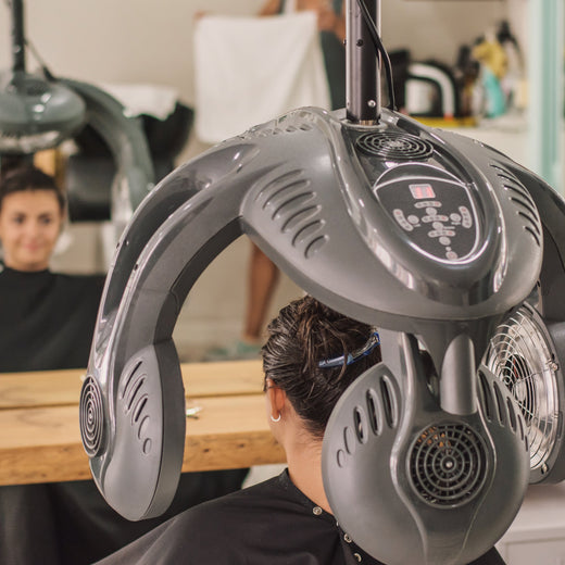 Hair dryers and drying helmets