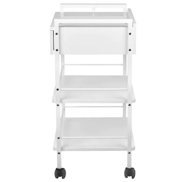 Trolley table EASY with drawer and shelves