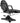 Hydraulisk kosmetikkstol A-234 Svart