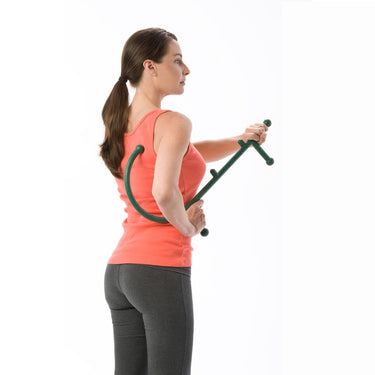 Earthlite Theracane® selvmassage redskab – effektiv triggerpunktmassage af ryg, nakke og skuldre