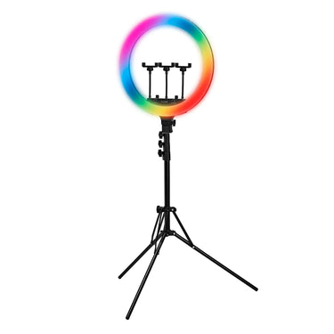 GLOW 18" RGB Ring Lamp with 45W Tripod – Professionel og Alsidig Belysning