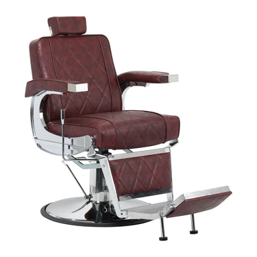 Elegant barber chair - with hydraulic lift and adjustable functions