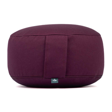 Meditasjonspute Rondo Eco – Ekstra flat med speltskall (19,5 x Ø 36 cm)