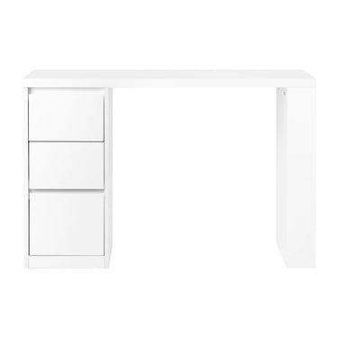 Manicure table in white - elegant and functional design with drawers and built-in absorber