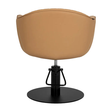 Gabbiano Copenhagen Frisørstol – Hydraulisk Stol i Caramel