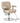 AstraPlus Frisørstol – Hydraulisk Salonstol i Sort & Beige