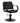 Gabbiano Amsterdam barber chair in organic leather - modern design