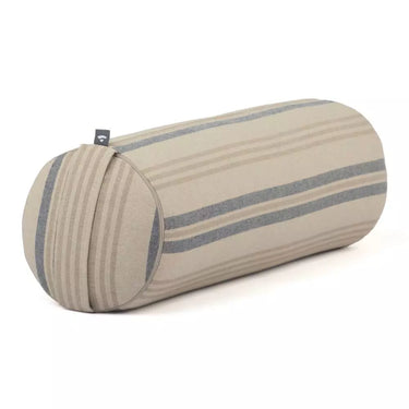 Yoga bolster Classic Stripes – Økologisk fyll av speltskall i flere farger (Ø 22 x 62 cm)