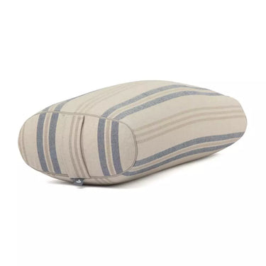Yoga bolster Oval Classic Stripes – I flere farver med økologisk fyld af speltskaller (72,5 x 30 x 17 cm)