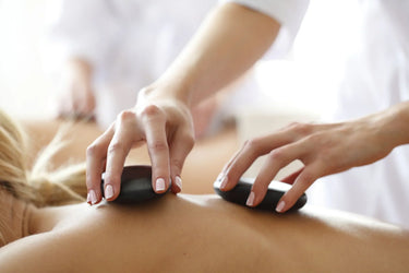 Vulsini medium hotstone (8 stk.) – perfekt til massage af større områder