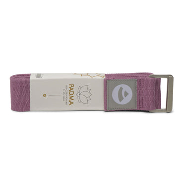 Yoga belt with buckle – extra wide and adjustable (2.44 mx 45 mm)