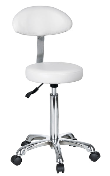 Treatment chair with flat seat and oval backrest Fast+