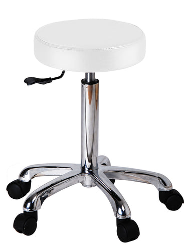 Behandlerstol Fast uden ryglæn i flere farver - Ergonomisk og stilfuld design til professionelle