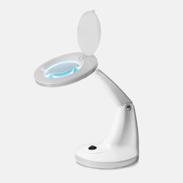 LED forstørrelseslampe Hala med 5D forstørrelse og justerbar arm – Ideel til præcisionsarbejde