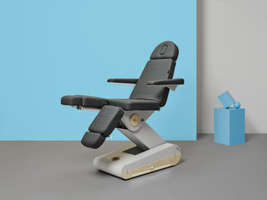 Podiatry chair Naggura Swop P3 PRO in anthracite gray