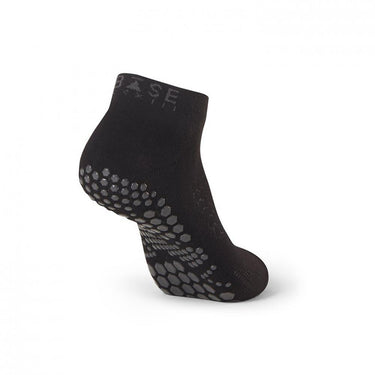 Non-Slip Yoga Socks for Men in Black – Breathable and Comfortable with Rubber Pads