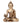 Buddha Statue – Medicin Buddha i Guld, Ca. 18 cm