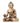 Buddha Statue – Medicin Buddha i Guld, Ca. 18 cm