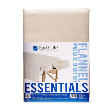 Earthlite ESSENTIALS™ Cotton Flannel Massage Sheet Set – Lagensæt