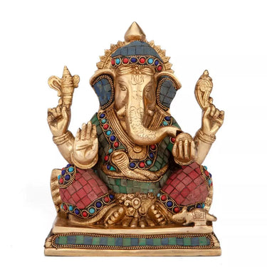 Ganesha statue – handmade lucky charm (approx. 20 cm)