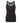 Yoga top for women in black - form-fitting Yamadhi string top with built-in bra and elegant straps