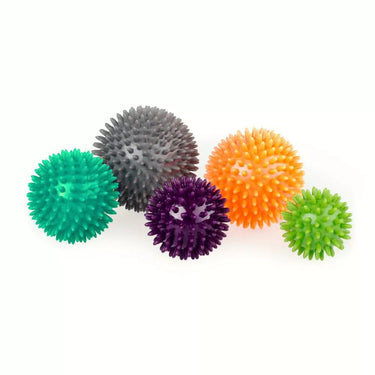 Spiky Massagebolde – Sæt med 5 bolde i forskellige størrelser og farver