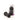 Peanut massage ball in anthracite – stimulates blood circulation