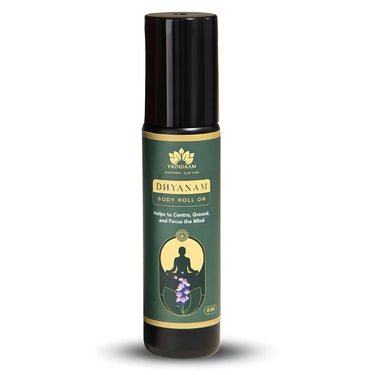 Body Roll-On DHYANAM – focus, grounding &amp; centering for meditation – 8 ml