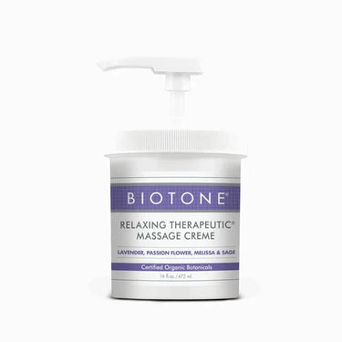Relaxing Therapeutic massagecreme fra BIOTONE® – naturlig lindring med økologiske botaniske ingredienser