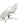 Hydraulic beauty table Ment in white
